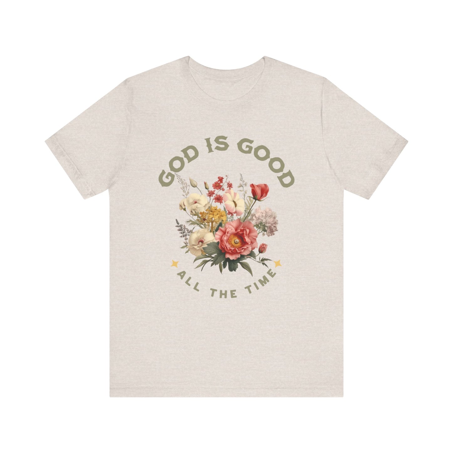 God is Good All the Time Unisex Jersey Short Sleeve Tee