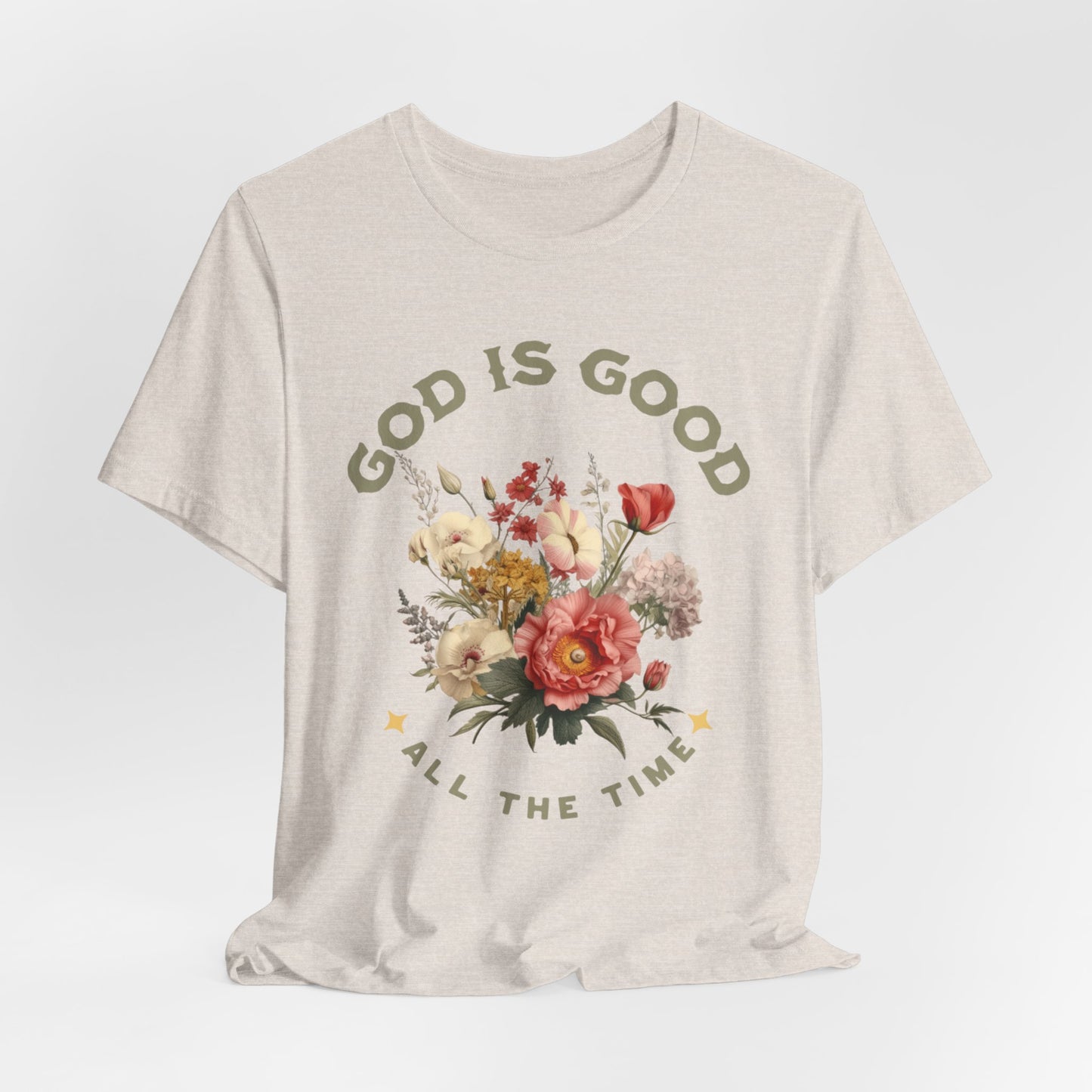 God is Good All the Time Unisex Jersey Short Sleeve Tee